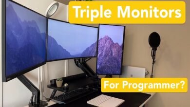 triple monitor setup ideas