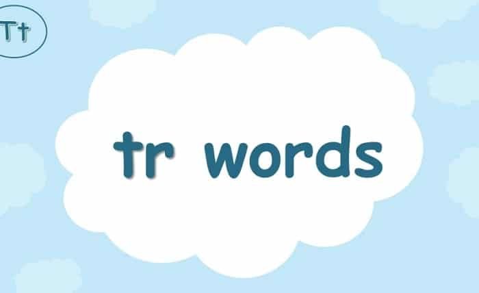 words beginning with tr